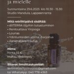 HYVINVOINTIHETKI - Päiväretriitti