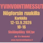 Hyvinvointimessut Karkkilassa 12.–13.9.2026
