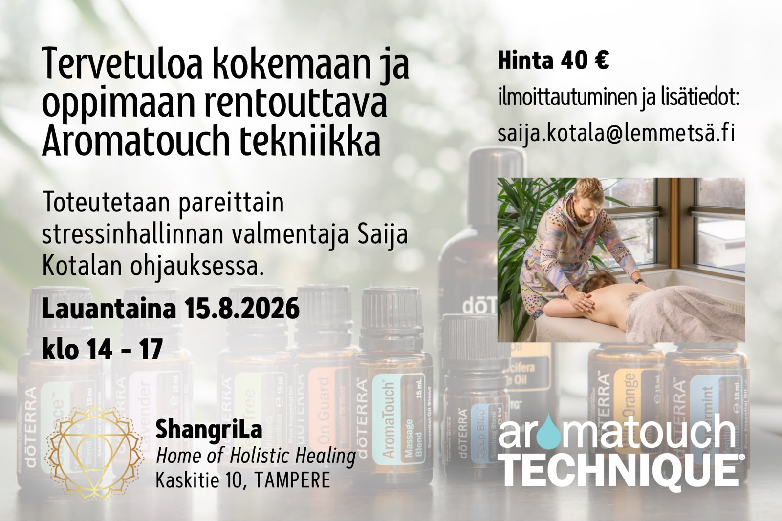 Koe ja opi AromaTouch -tekniikka