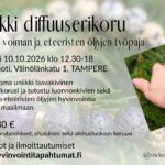 Uniikki diffuuserikoru - Luovan voiman ja eteeristen öljyjen työpaja