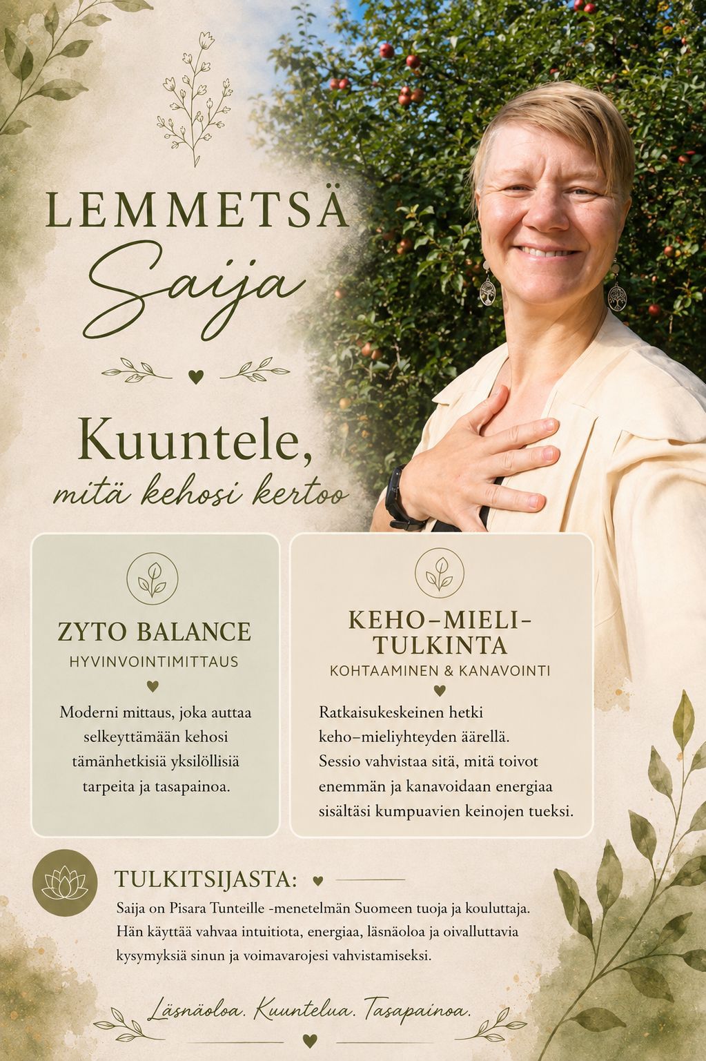 Kuuntele, mitä kehosi kertoo