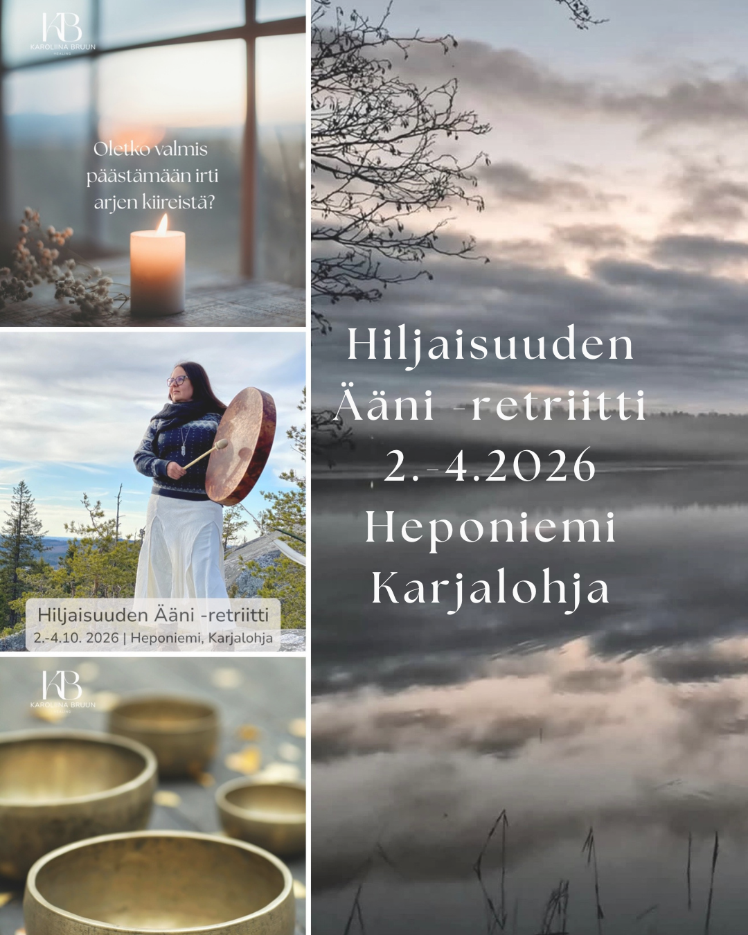 Hiljaisuuden Ääni -retriitti. Paluu kehon rauhaan ja sisäiseen ohjaukseen.