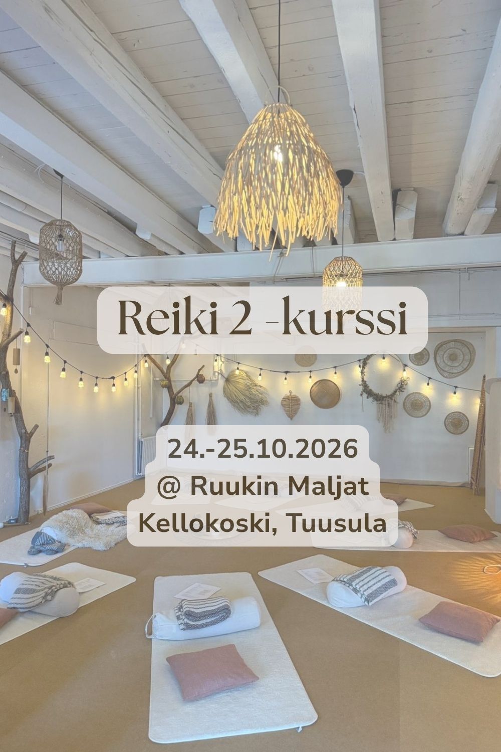 Reiki 2 -kurssi Ruukin Maljoilla