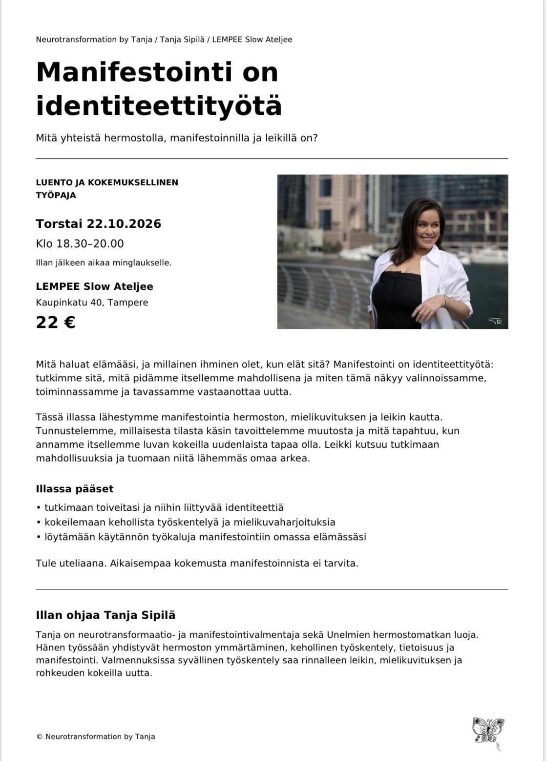 Manifestointi työpaja