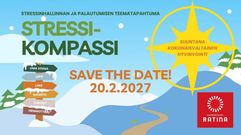 Save the date! Stressikompassi 20.2.2027